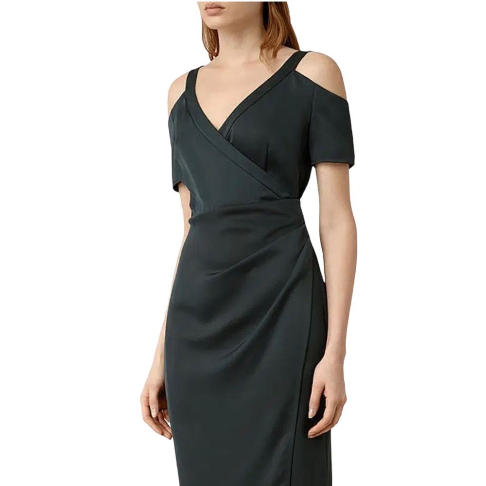 NWT AllSaints Cadia Dress Black Size 4